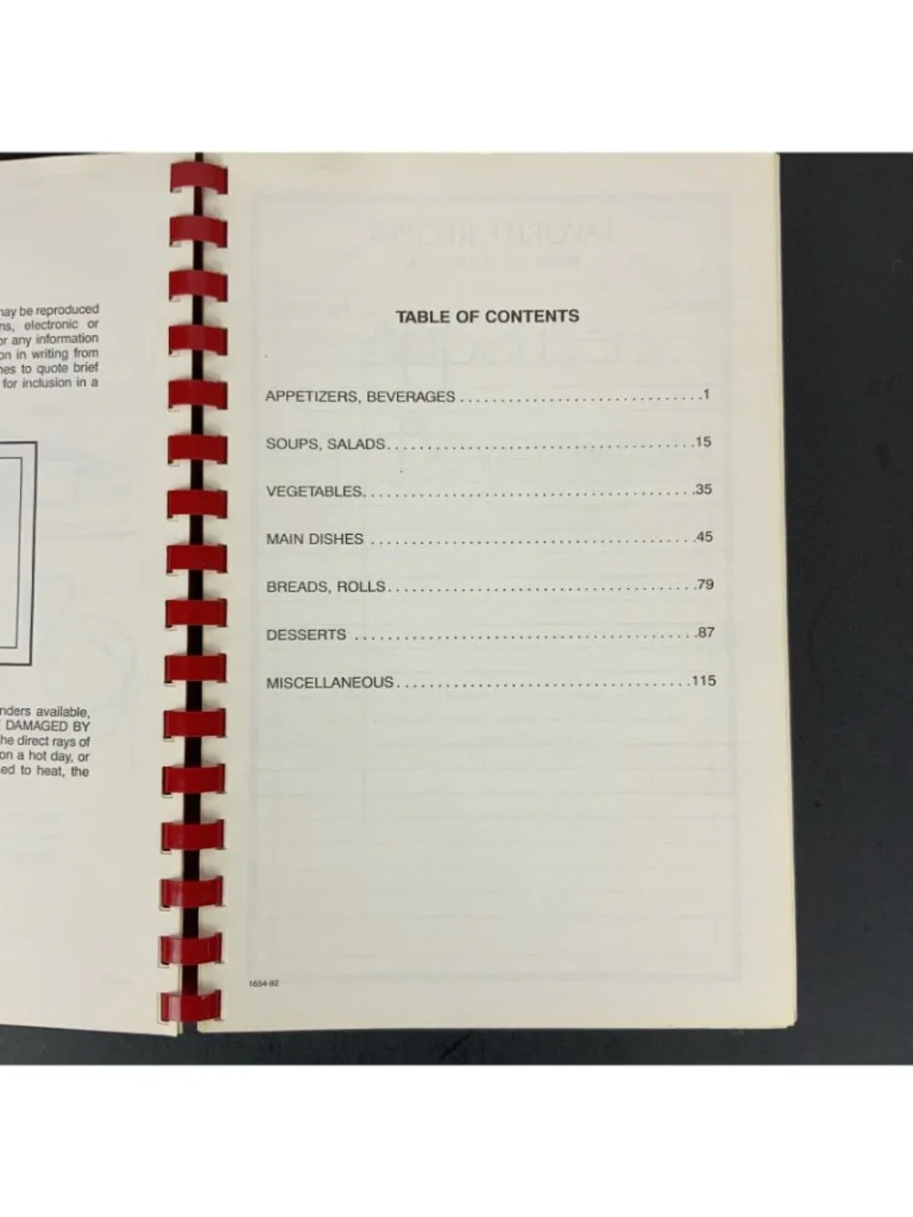 St Gerard Majella Home Cookin Cookbook 1992 Spiral Bound St Louis MO
